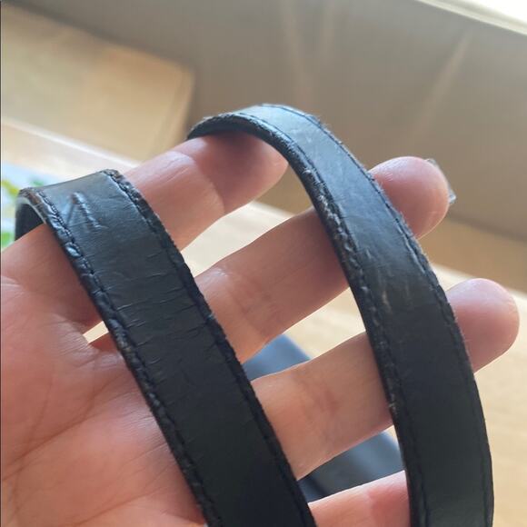 Lamarthe Paris Black Nylon and Leather Tote Bag - Picture 6 of 11